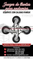 Juegos de llantas para andamios