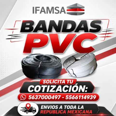 VENTA DE BANDAS DE PVC PARA CONSTRUCCIONES -