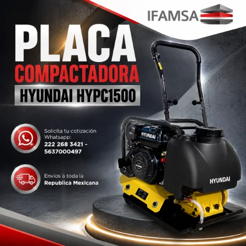 PLACA COMPACTADORA HYUNDAI HYPC1500