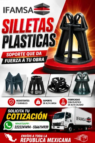 VENTA DE SILLETAS PLASTICAS PARA CONSTRUCCIONES