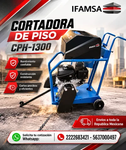 CORTADORA DE PISO HYPERMAQ CPH-1300