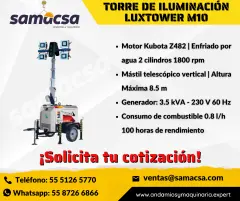 LUXTOWER M10: Energia y Luz Donde la Necesites