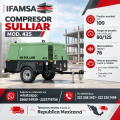 COMPRESOR SULLIAR MODELO 425 CFM