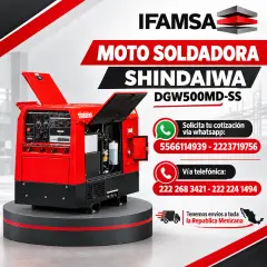 MOTO SOLDADORA SHINDAIWA MODELO DGW500MD-SS
