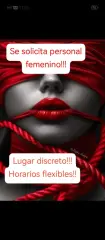 Se solicita personal femenino