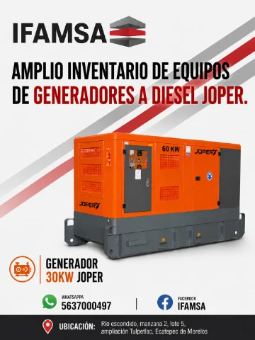 GENERADOR 30KW JOPER