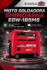 MOTO SOLDADORA SHINDAIWA EGW-185MS
