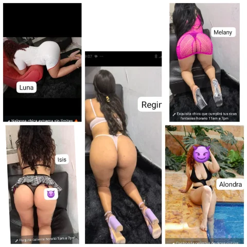Variedad de ricas nenas con promociones