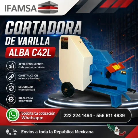 CORTADORA DE VARILLA ALBA C42L