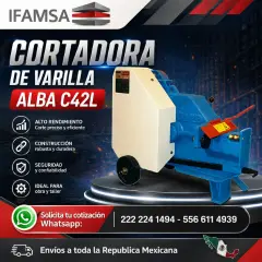 CORTADORA DE VARILLA ALBA C42L