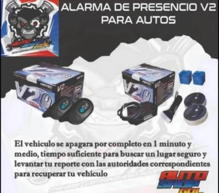 V2 y v4 Protec alarma presencial cortacorriente