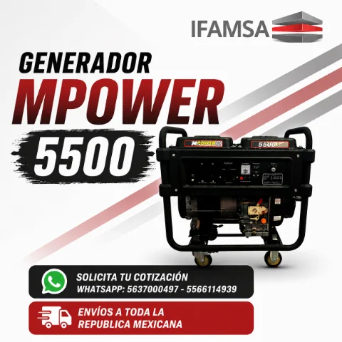Generador Mpower 5500 110-220 volts