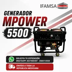 Generador Mpower 5500 110-220 volts