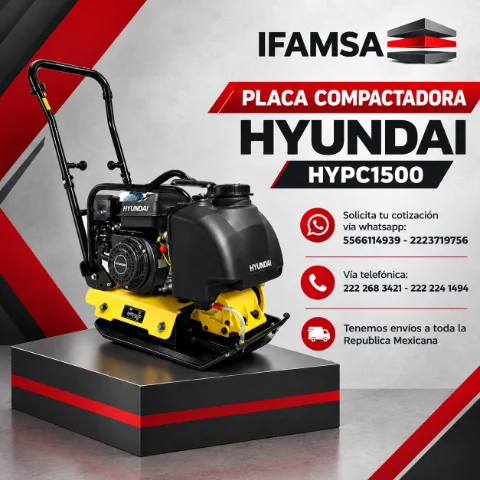 PLACA COMPACTADORA HYUNDAI HYPC1500