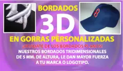 GORRAS BORDADAS EN 3D E IMPRESAS - foto 5