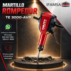 MARTILLO ROMPEDOR DE ALTA POTENCIA TE 3000-AVR