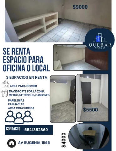 OFICINA EN AV EUGENIA  1555