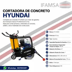 CORTADORA DE CONCRETO HYUNDAI IFAMSA PUEBLA