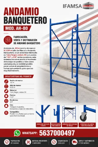 Andamio Banquetero Mod. AH-80