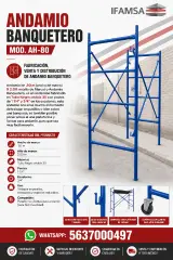 Andamio Banquetero Mod. AH-80