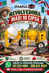 REVOLVEDORA MAXI 10 CIPSA MTAL O POLITILENO