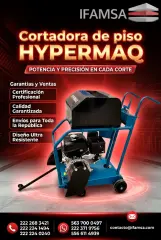 Cortadora de piso Hypermaq