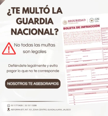  Te multo la Guardia Nacional