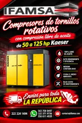Compresor de tornillos 50/125 HpKaeser