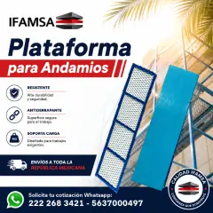 PLATAFORMAS PARA ANDAMIOS