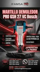 MARTILLO DEMOLEDOR PRO GHS27-VC BOSCH