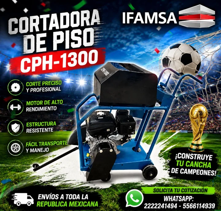 CORTADORA DE PISO HYPERMAQ CPH-1300