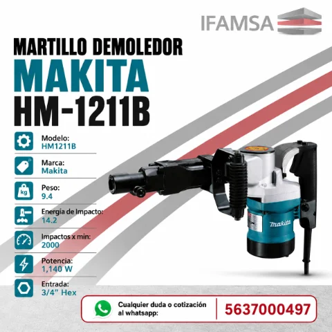 Martillo demoledor HM-1211B