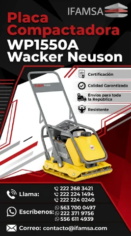 PLACA COMPACTADORA WP1550A Wacker Neuson