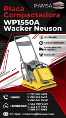 PLACA COMPACTADORA WP1550A Wacker Neuson