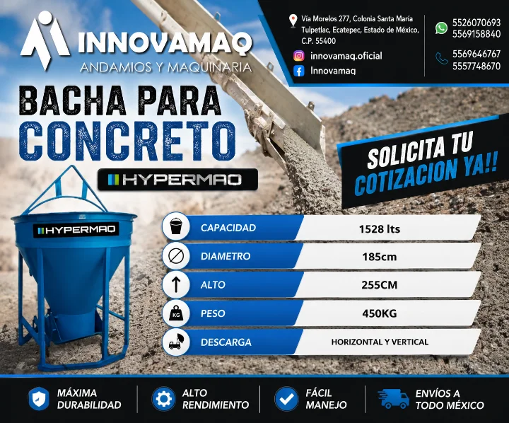 Bacha para Concreto Hypermaq 1528 Lts