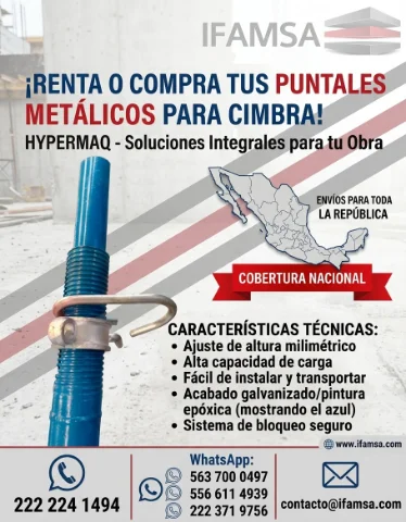 Puntales Metalicos para Cimbra-Hypermaq