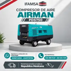 COMPRESOR DE AIRE AIRMAN PDS750