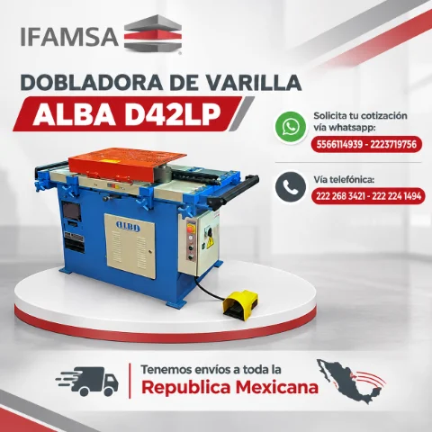 DOBLADORA DE VARILLA ALBA D42LP