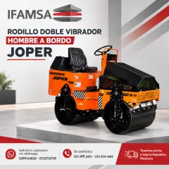 RODILLO DOBLE VIBRADOR HOMBRE A BORDO JOPER