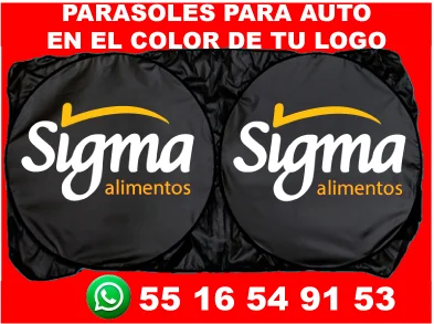 PARASOLES PARA AUTOS PERSONALIZADOS PARA CAMPAÑAS