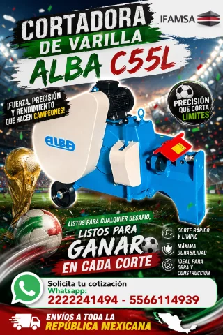 CORTADORA DE VARILLA ALBA C55L
