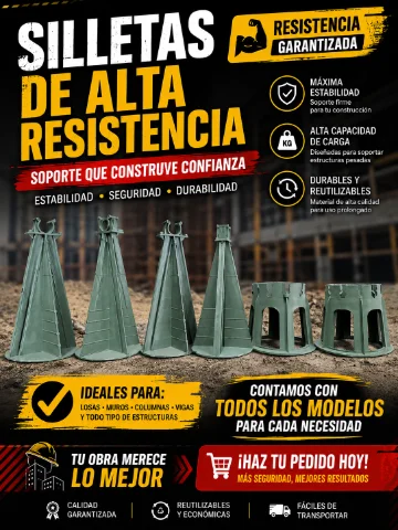 Silletas de Alta Resistencia para ConstruccionQ