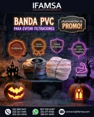 BANDA PVC PARA EVITAR FILTRACIONES