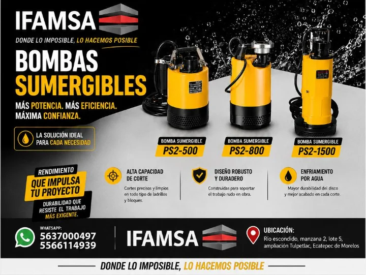 BOMBAS SUMERGIBLES