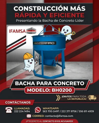 Bacha para concreto:BH2000Hypermaq