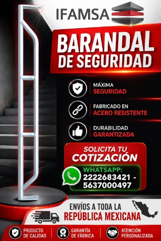 BARANDALES DE SEGURIDAD PARA TORRES DE ANDAMIO