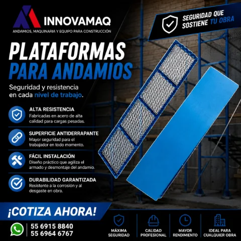 Plataformas para Andamios