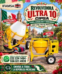 REVOLVEDORA ULTRA 10 CIPSA METAL/POLIETILENO