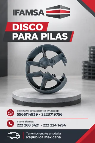 DISCO PARA PILAS EN IFAMSA