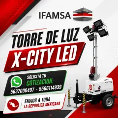 TORRE DE ILUMINACION TRIME X-CITY LED